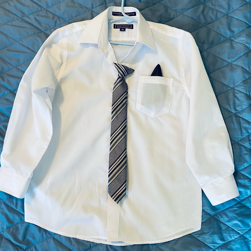 DaVinci Classic White Dress Shirt